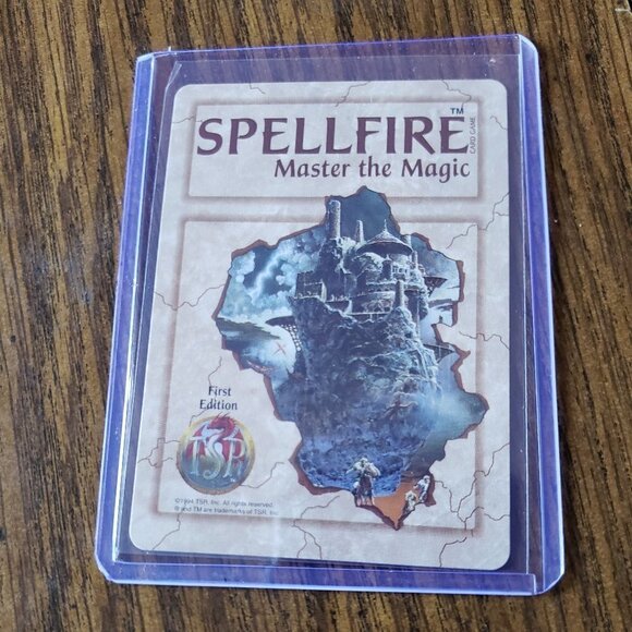 TSR Spellfire CCG 1st Ed. ALIAS THE SELL-SWORD Card #41 of 400 Forgotten Realms - Picture 3 of 3